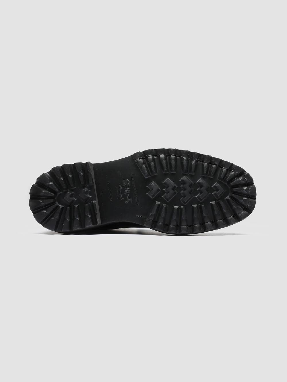 Officine Creative PISTOLS 003 Stivaletti Chelsea in Pelle Scamosciata Nera Sostegno trimestrale