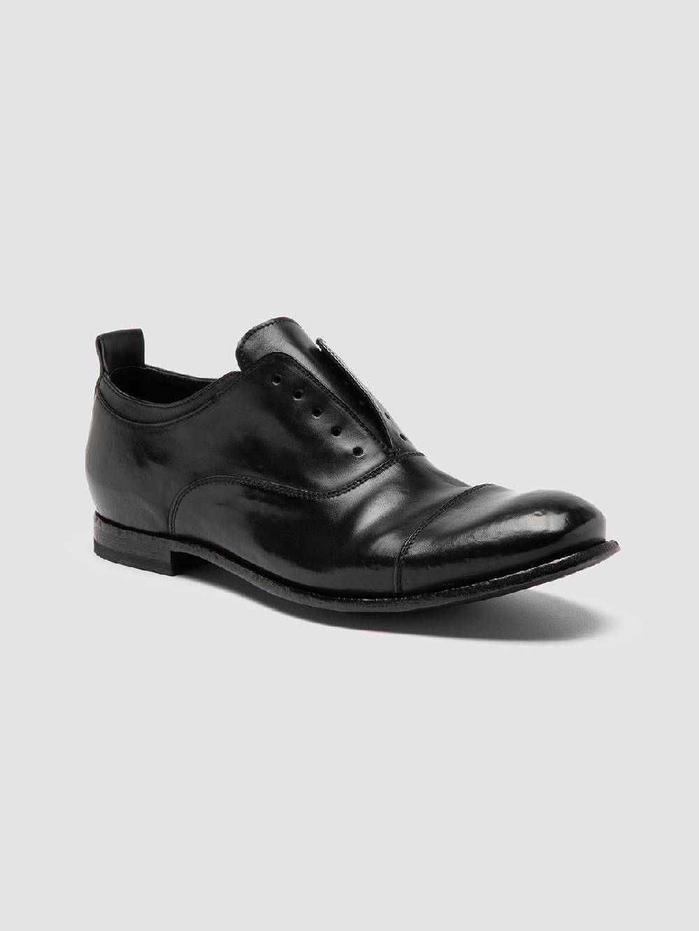 Officine Creative STEREO 001 Oxford in Pelle Nera Fino al 55% di sconto