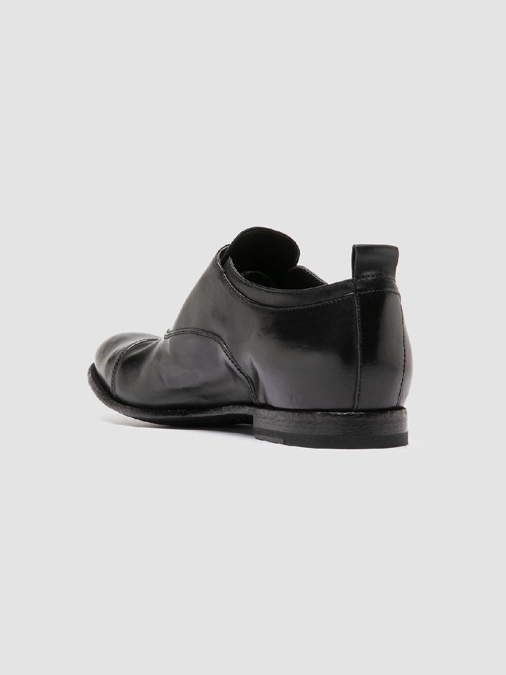 Officine Creative STEREO 001 Oxford in Pelle Nera Fino al 55% di sconto