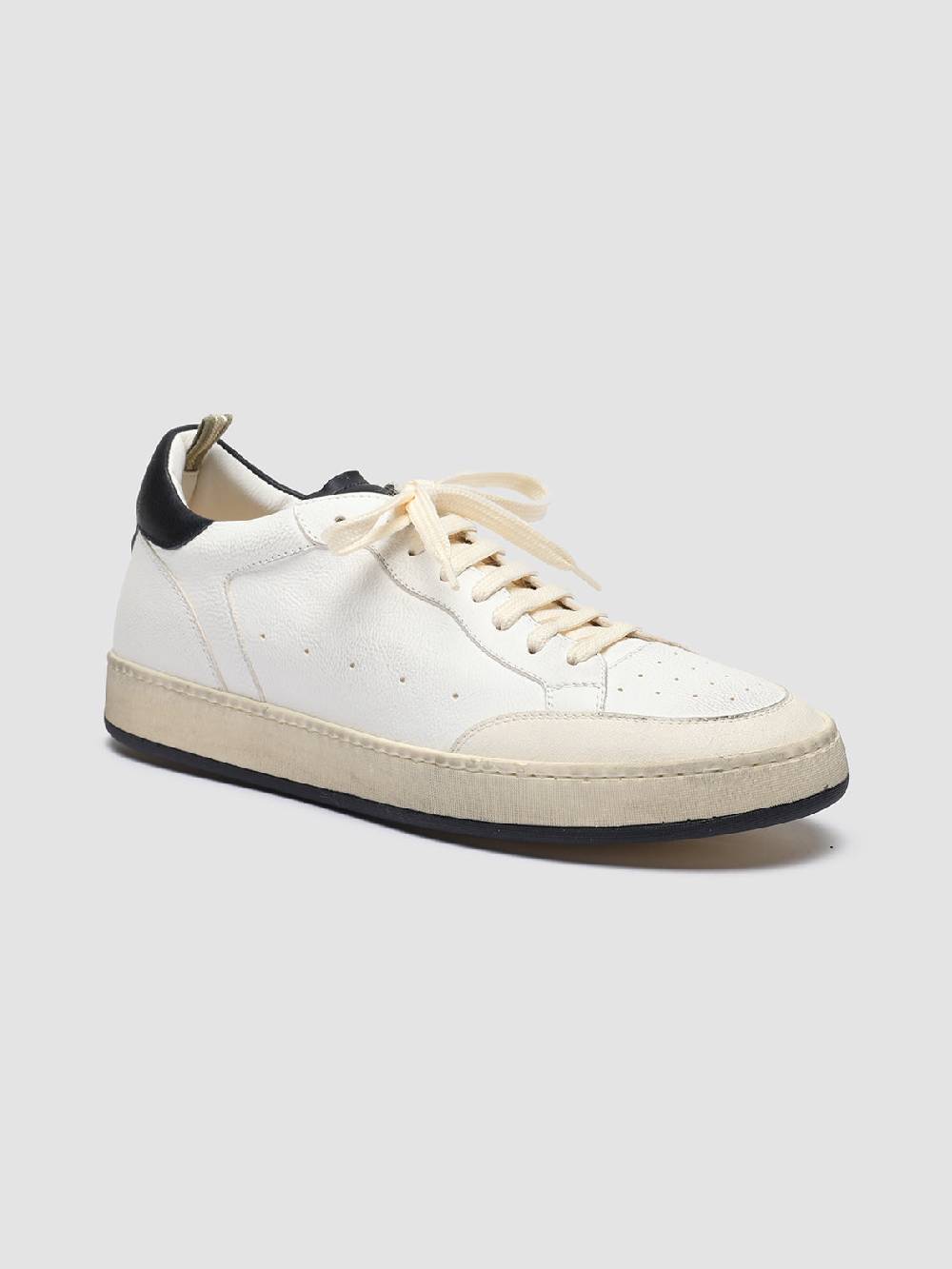 Officine Creative MAGIC 001 Sneakers in Pelle e Camoscio Bianco Discount Store per i nuovi prodotti