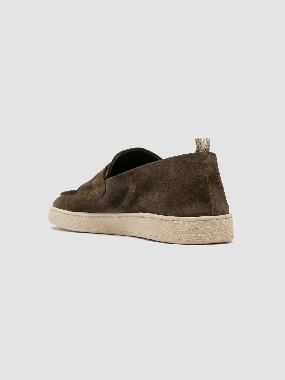 Officine Creative HERBIE 005 Sneaker Basse in Pelle Verde Trasporto libero internazionale