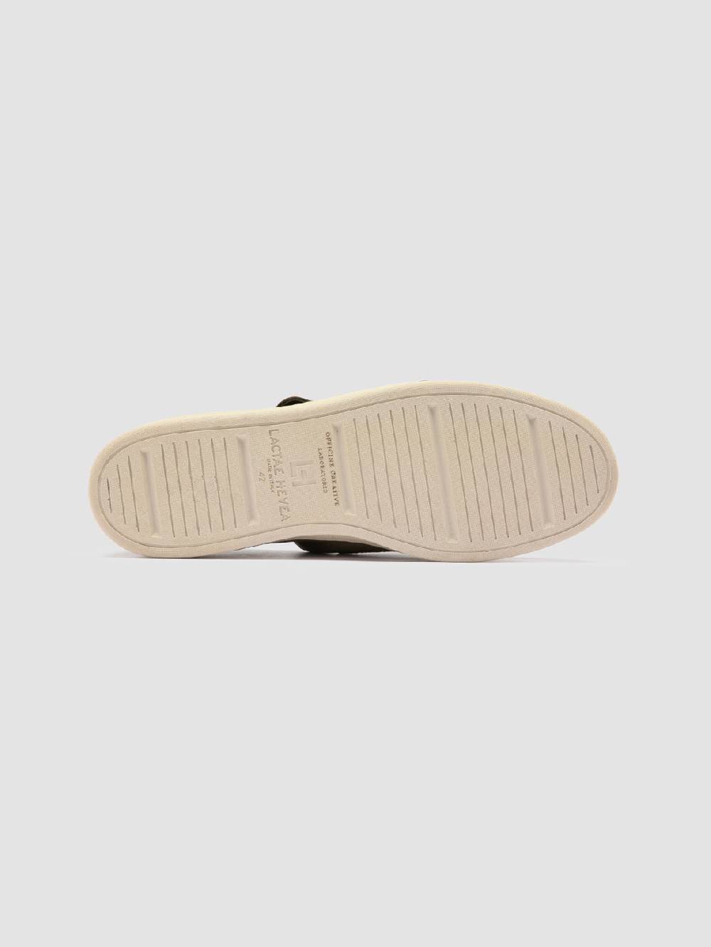 Officine Creative HERBIE 005 Sneaker Basse in Pelle Verde Trasporto libero internazionale