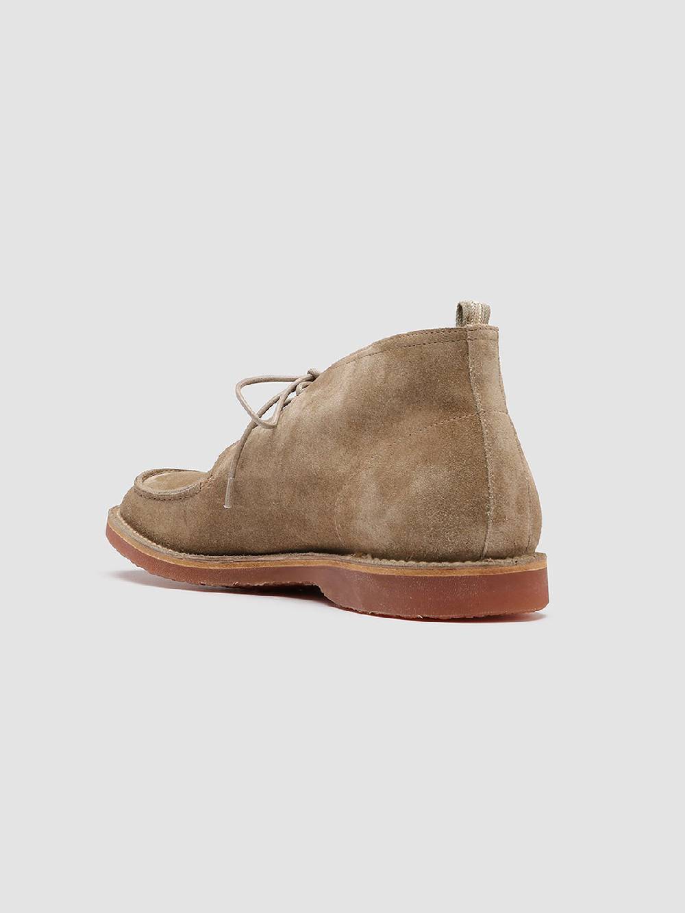 Officine Creative KENT 002 Stivaletti in Pelle Scamosciata Tortora Esporta salva