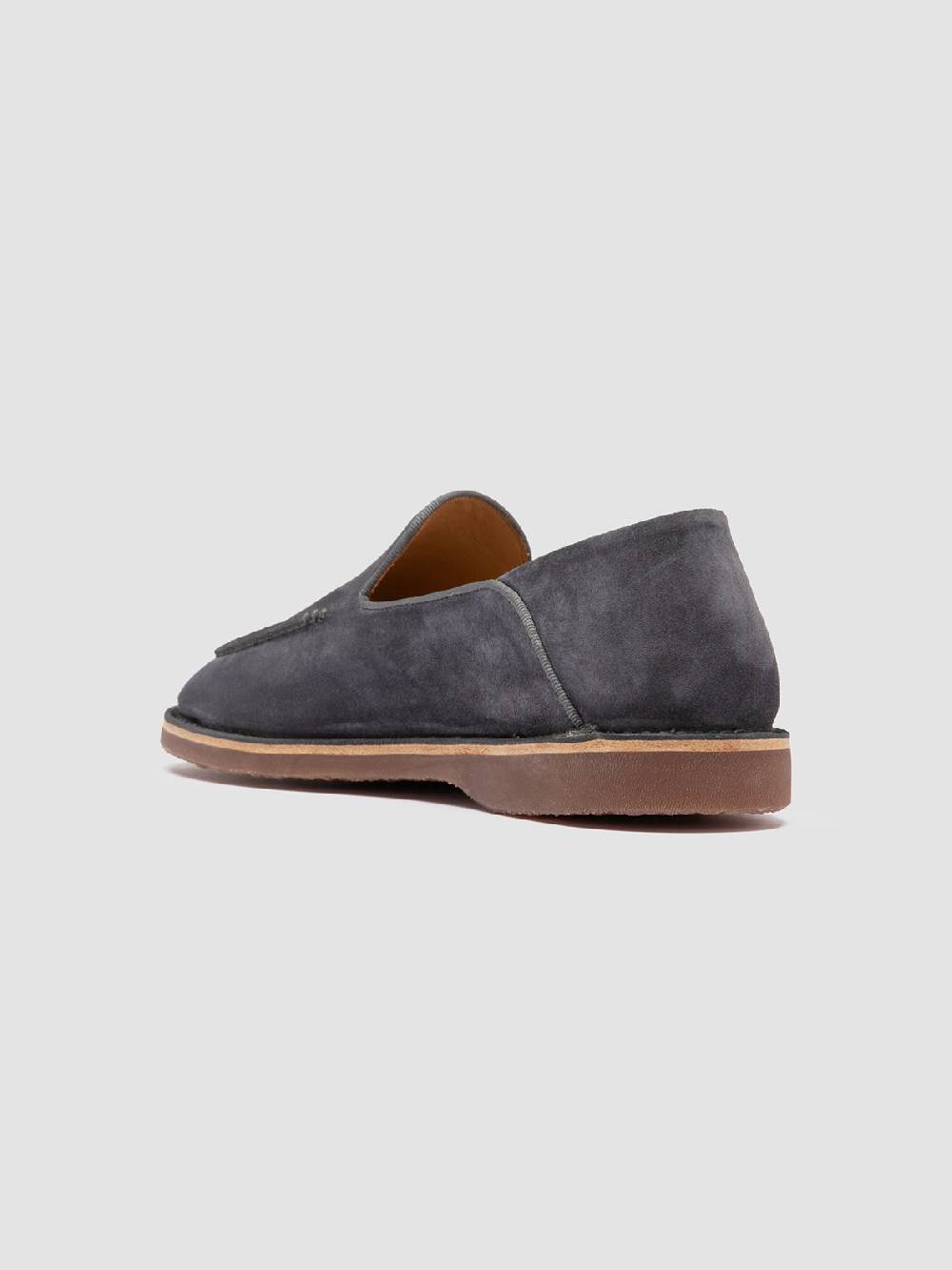 Officine Creative KENT 007 Mocassini in Pelle Scamosciata Blu Duty-free