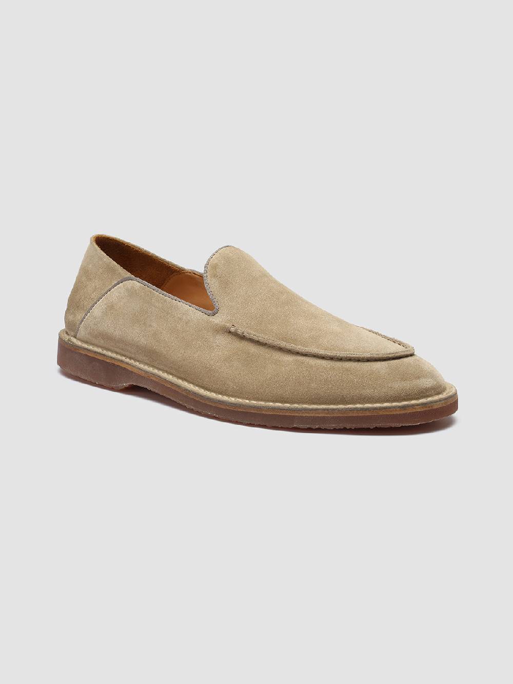 Officine Creative KENT 007 Mocassini in Pelle Scamosciata Marrone 50% di sconto per tempo limitato