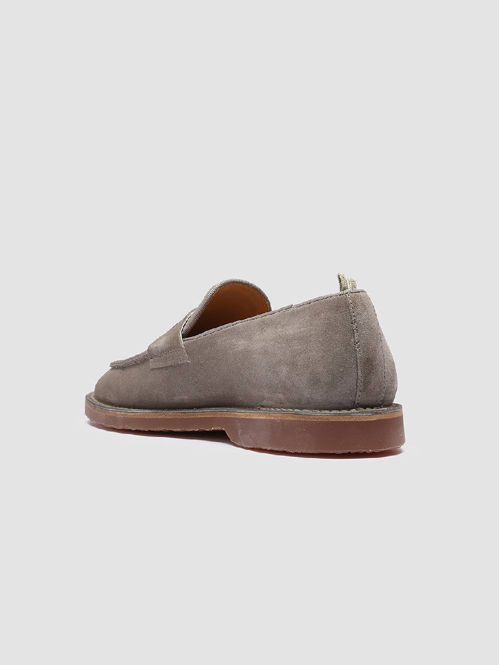 Officine Creative KENT 008 Mocassini in Pelle Scamosciata Tortora Sconti questo mese