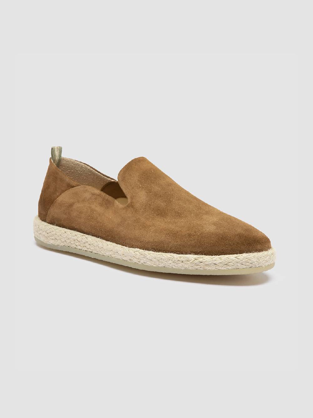 Officine Creative ROPED 002 Slip-on in Pelle Scamosciata Marrone Italy