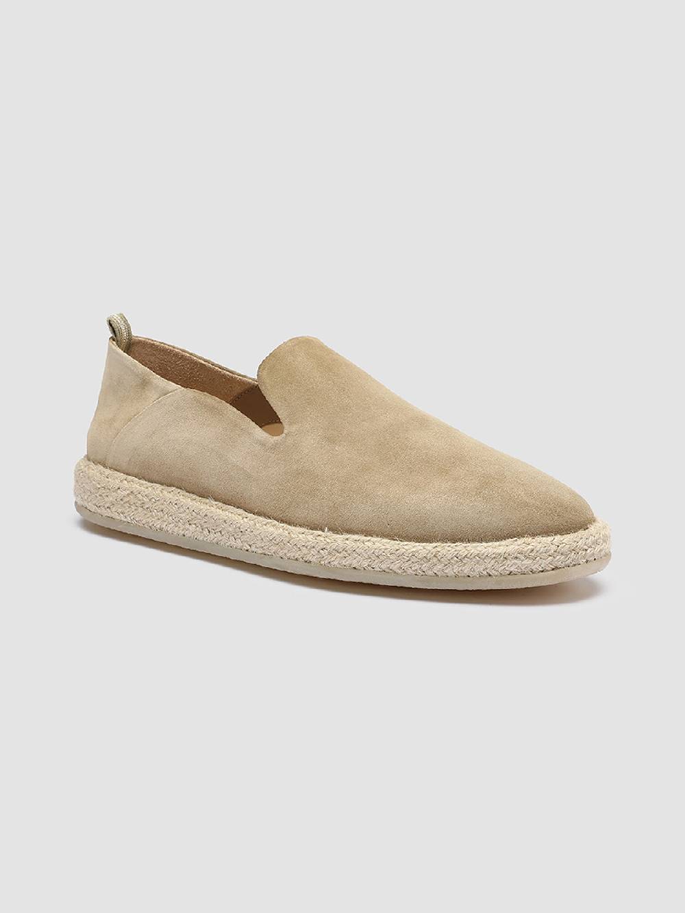 Officine Creative ROPED 002 Slip-on in Pelle Scamosciata Marrone Italia