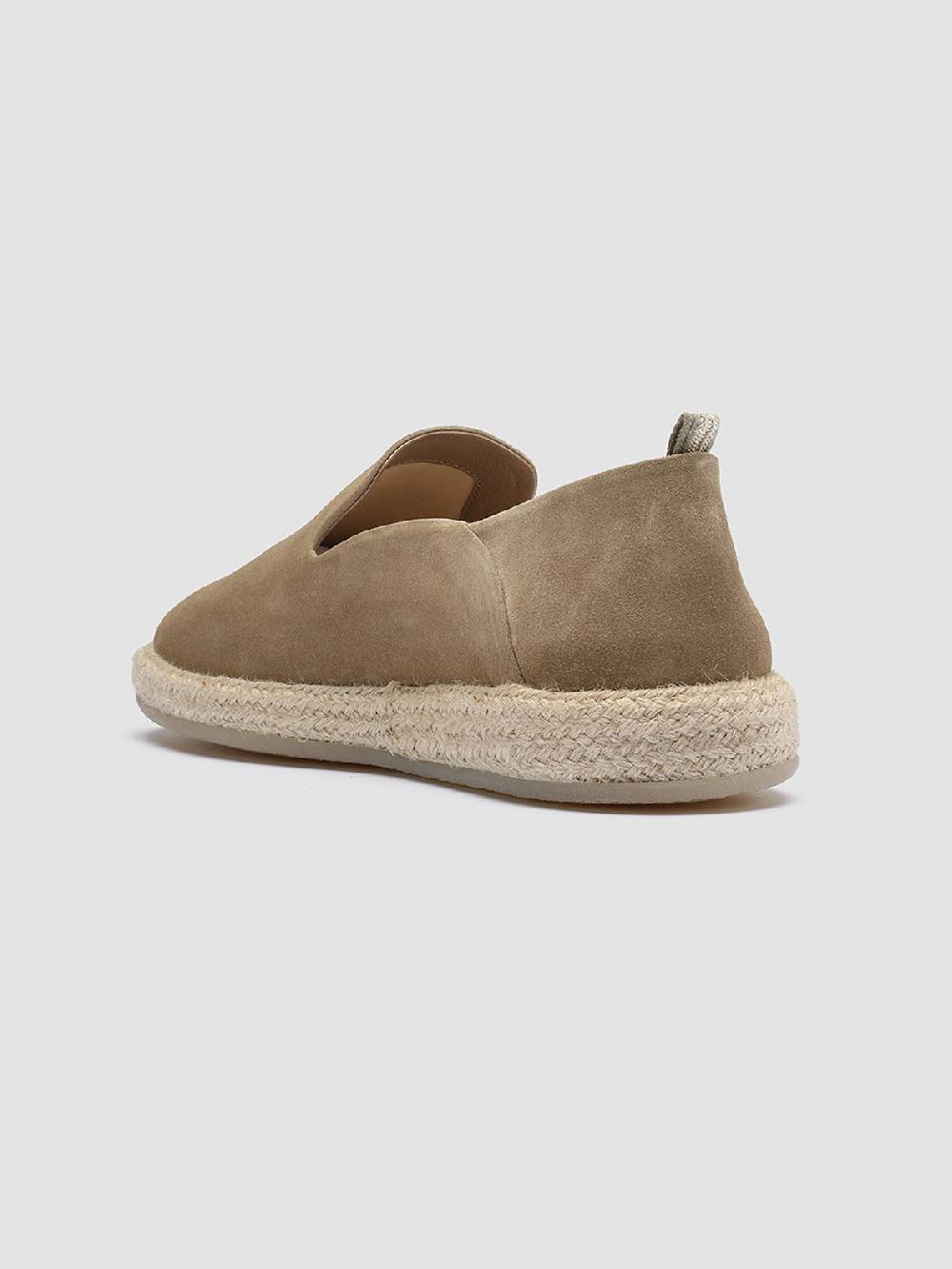 Officine Creative ROPED 002 Slip-on in Pelle Scamosciata Marrone Italia