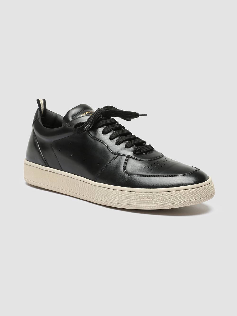 Officine Creative ASSET 001 Sneakers in Pelle Nera Promozione