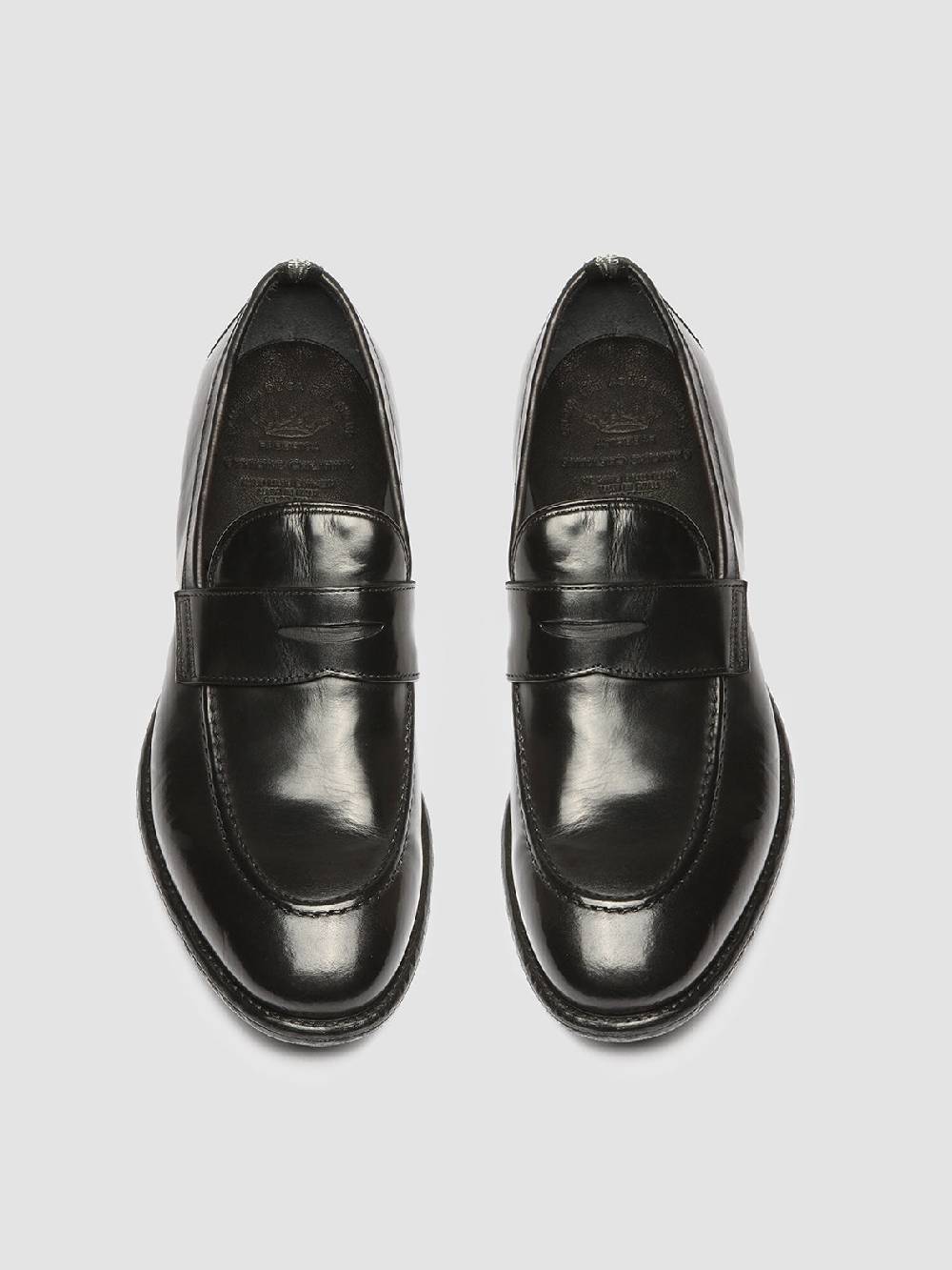 Officine Creative EMORY 024 Mocassini in Pelle Nera Qualità Garantita