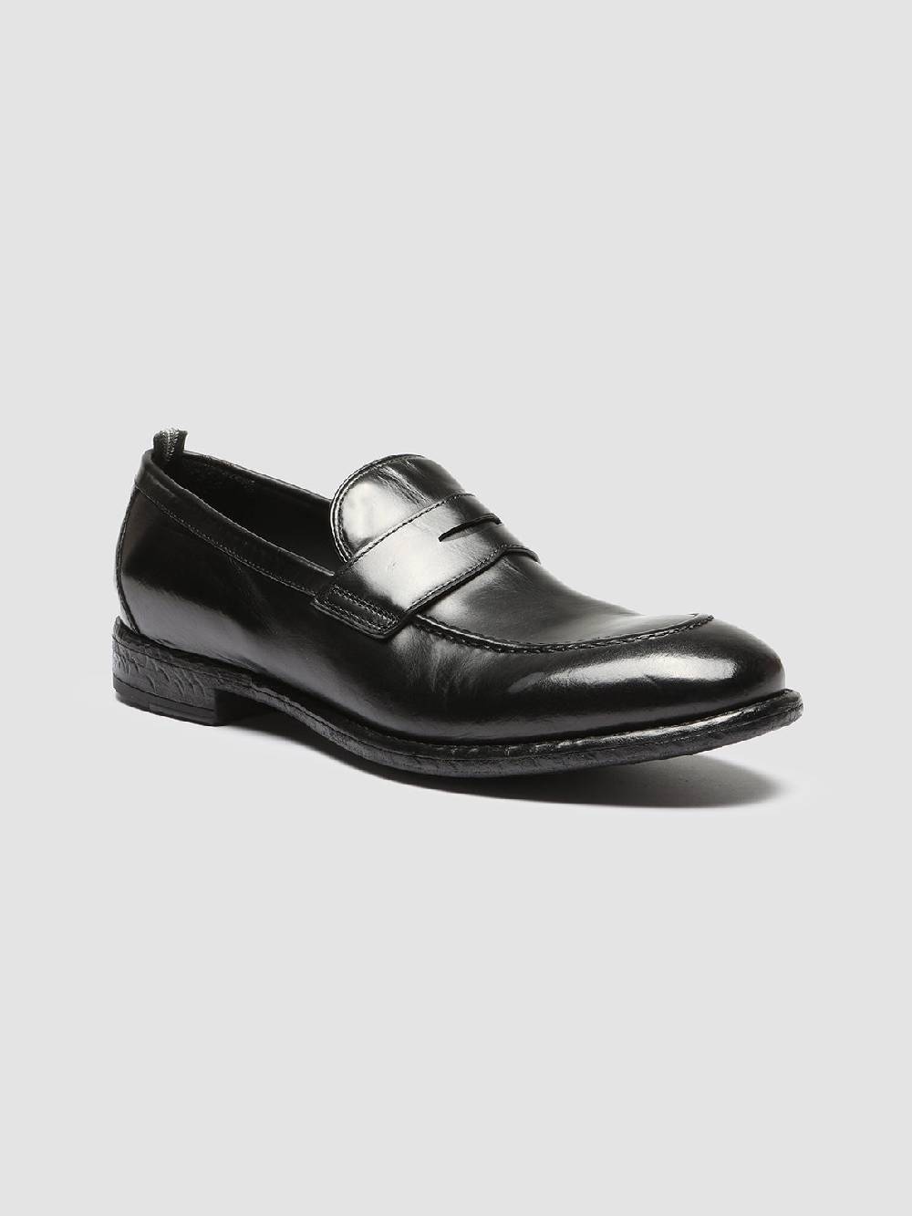 Officine Creative EMORY 024 Mocassini in Pelle Nera Qualità Garantita