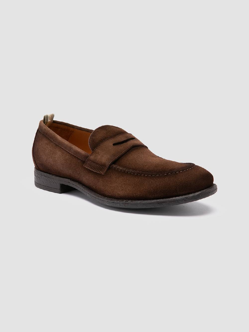 Officine Creative EMORY 024 Mocassini in Pelle Scamosciata Marrone Consegna Veloce