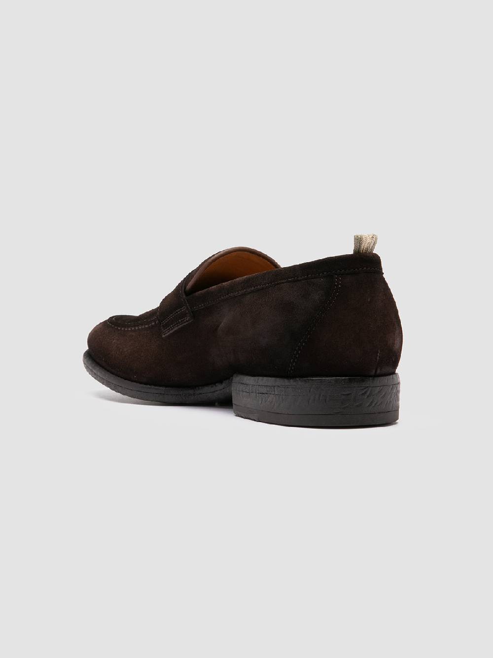 Officine Creative EMORY 024 Mocassini in Pelle Scamosciata Marrone Promozione Limitata