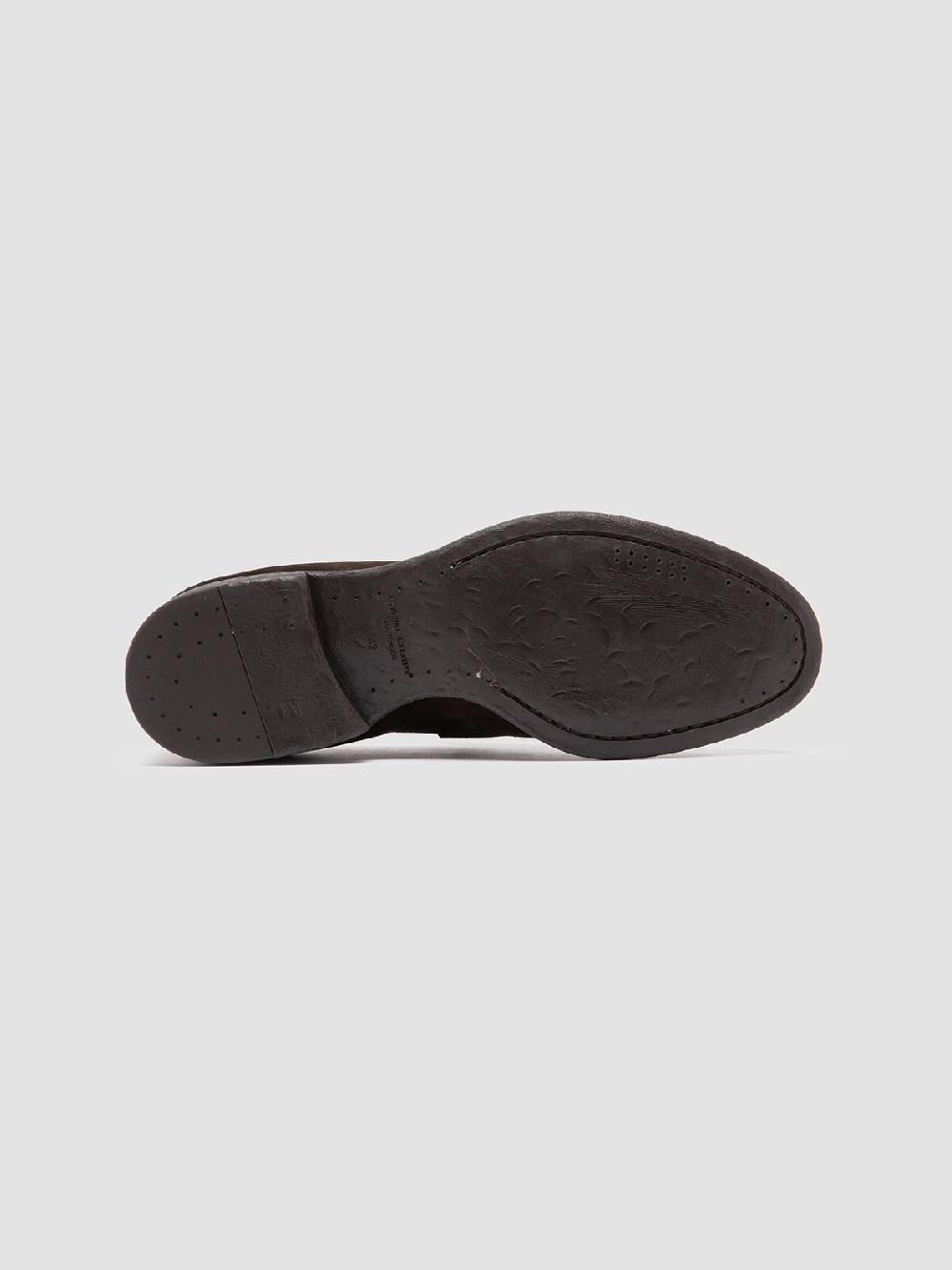 Officine Creative EMORY 024 Mocassini in Pelle Scamosciata Marrone Promozione Limitata