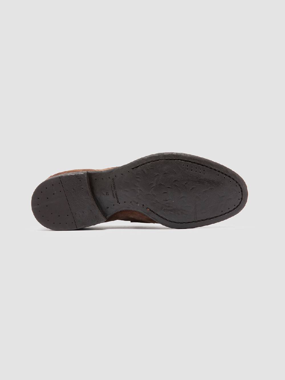 Officine Creative EMORY 024 Mocassini in Pelle Scamosciata Marrone Fino Al -60%