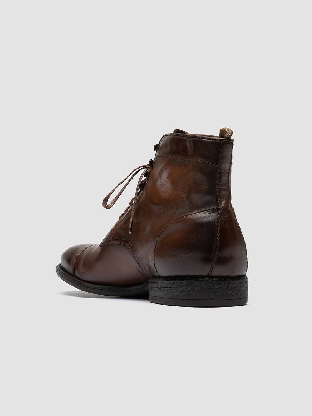 Officine Creative EMORY CAOU 014 Stivali Marrone Chiaro in Pelle Prezzo Ridotto