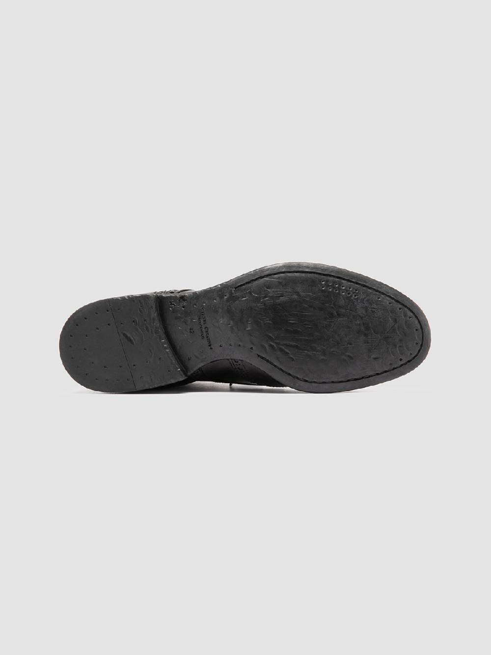 Officine Creative EMORY CAOU 016 Stivali Neri in Pelle Sottocosto