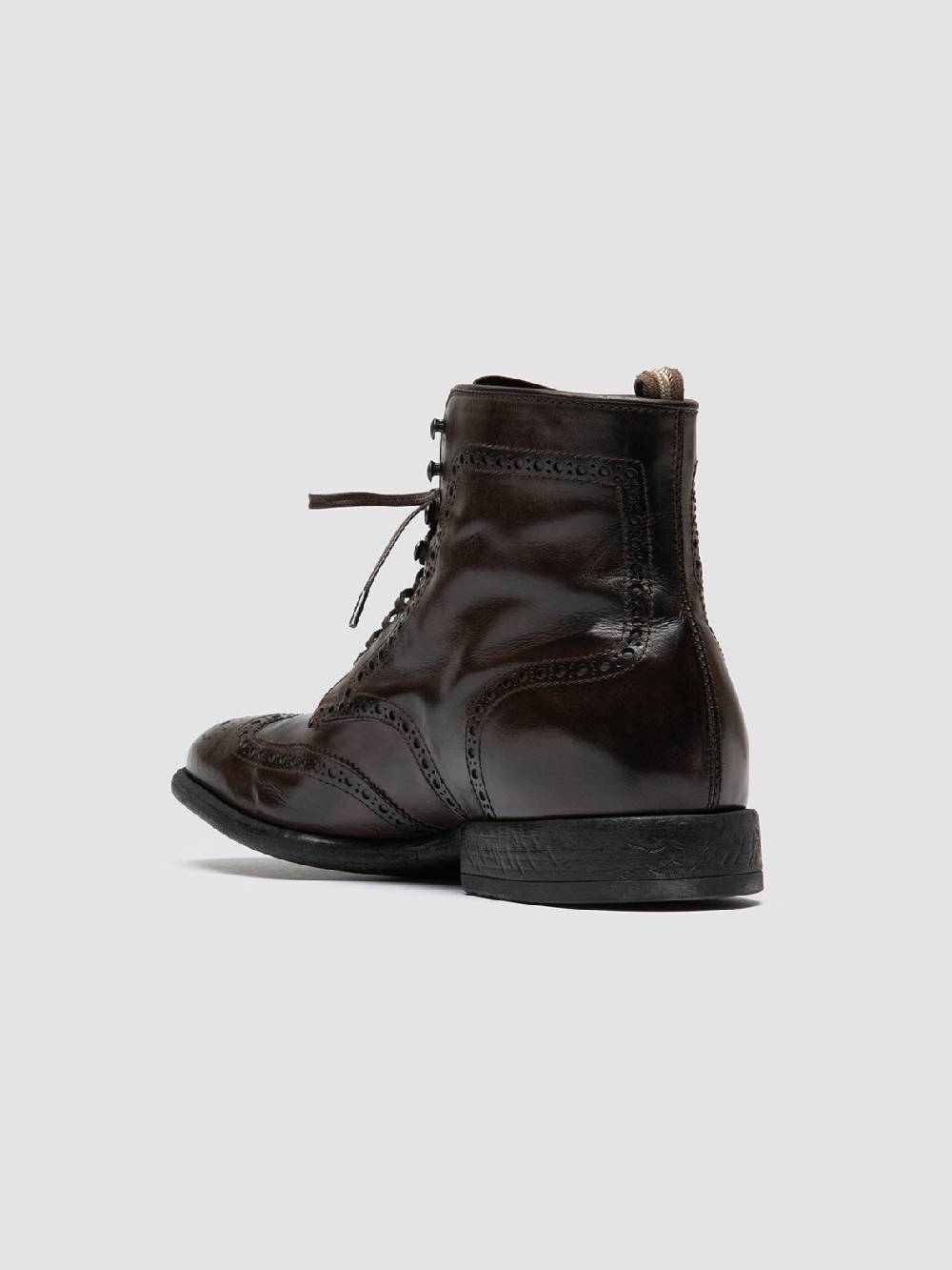 Officine Creative EMORY CAOU 014 Stivali Marrone Scuro in Pelle Convenienza
