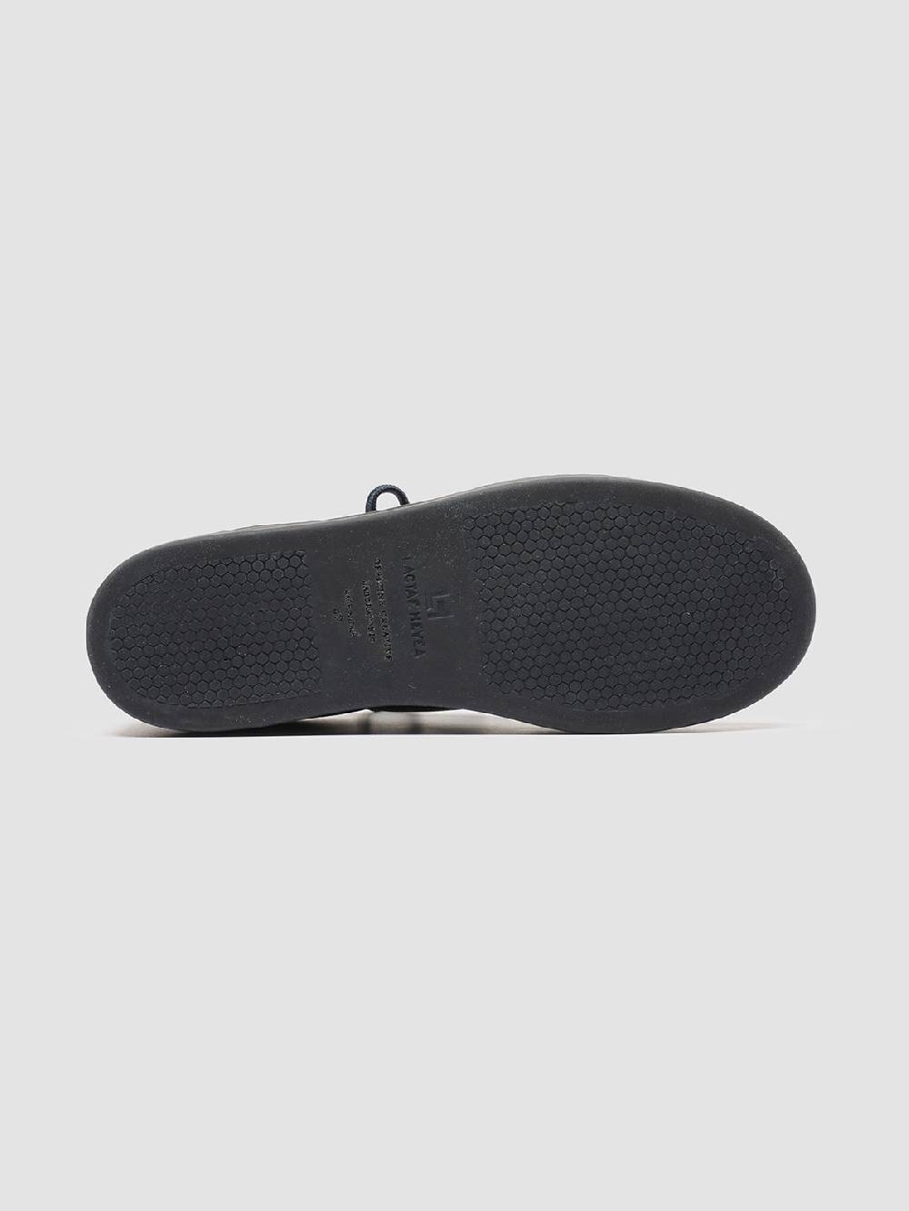 Officine Creative KOMBINED 001 Sneaker Basse in Camoscio e Pelle Blu Economico