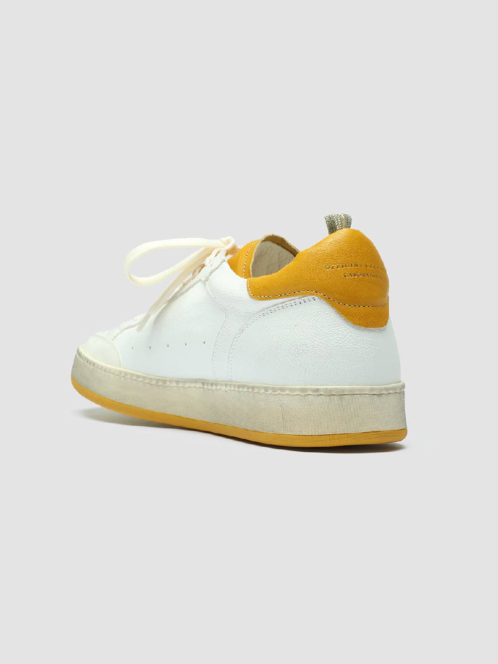 Officine Creative MAGIC 001 Sneakers in Pelle e Camoscio Bianco Saldi