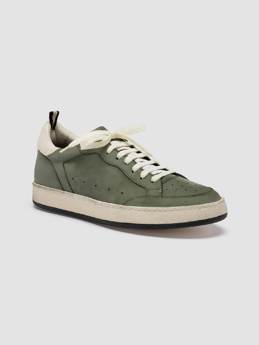 Officine Creative MAGIC 002 Sneakers in Nabuk Verde Vendita Calda