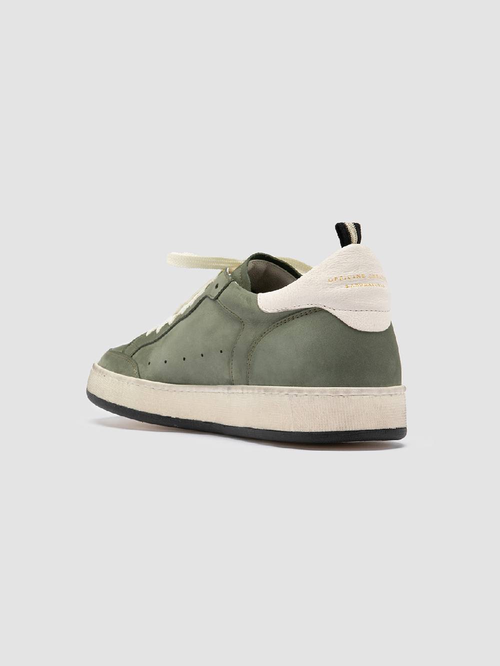 Officine Creative MAGIC 002 Sneakers in Nabuk Verde Vendita Calda