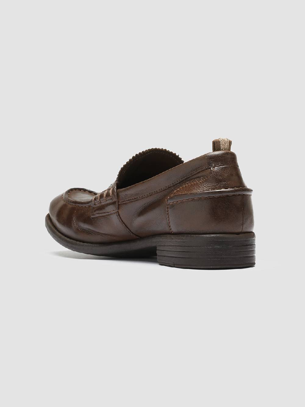 Officine Creative CALIXTE 042 Mocassini Penny in Pelle Marrone Nuova