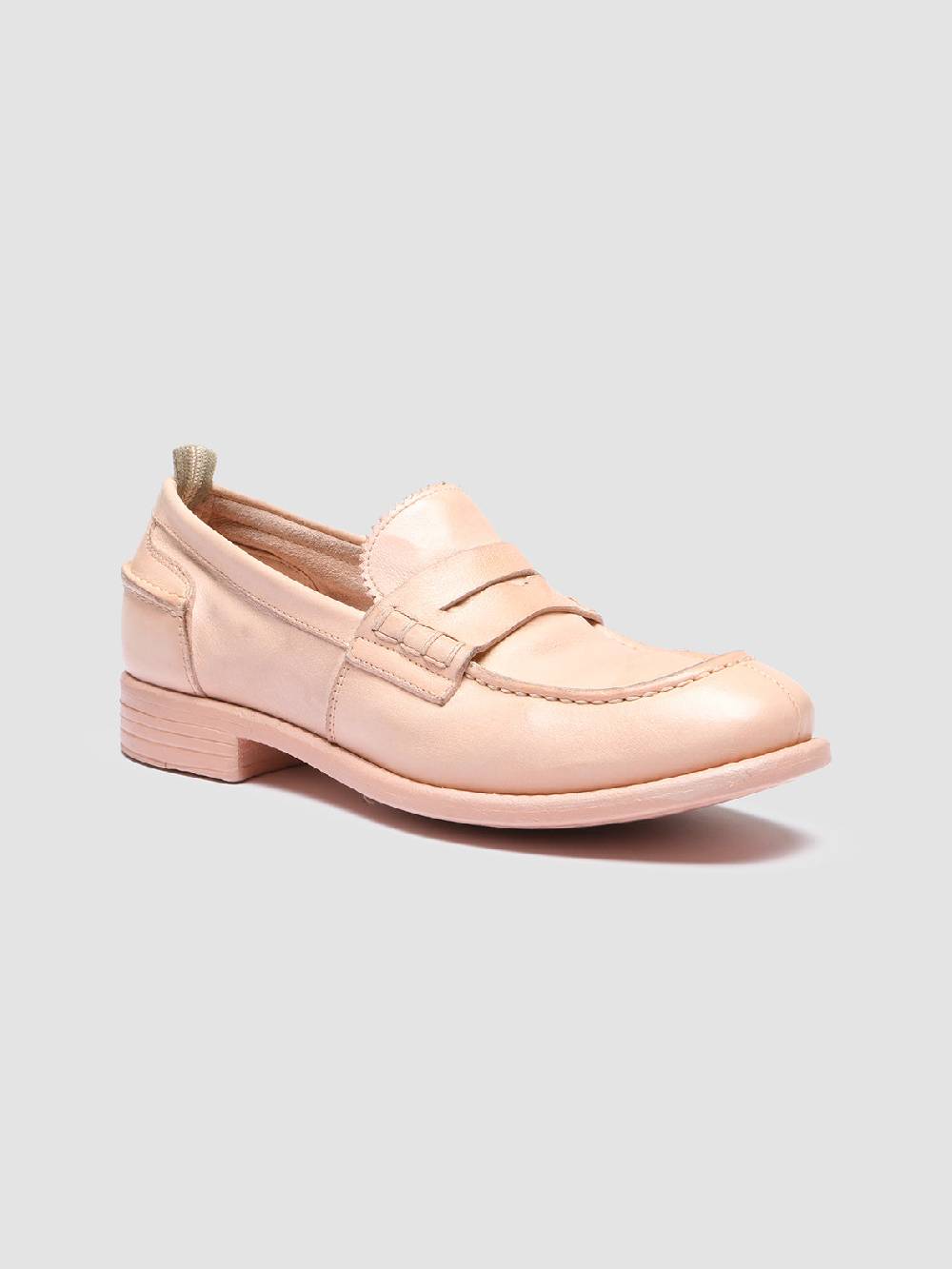 Officine Creative CALIXTE 042 Mocassini Penny Loafer in Pelle Rosa Spedizione gratuita