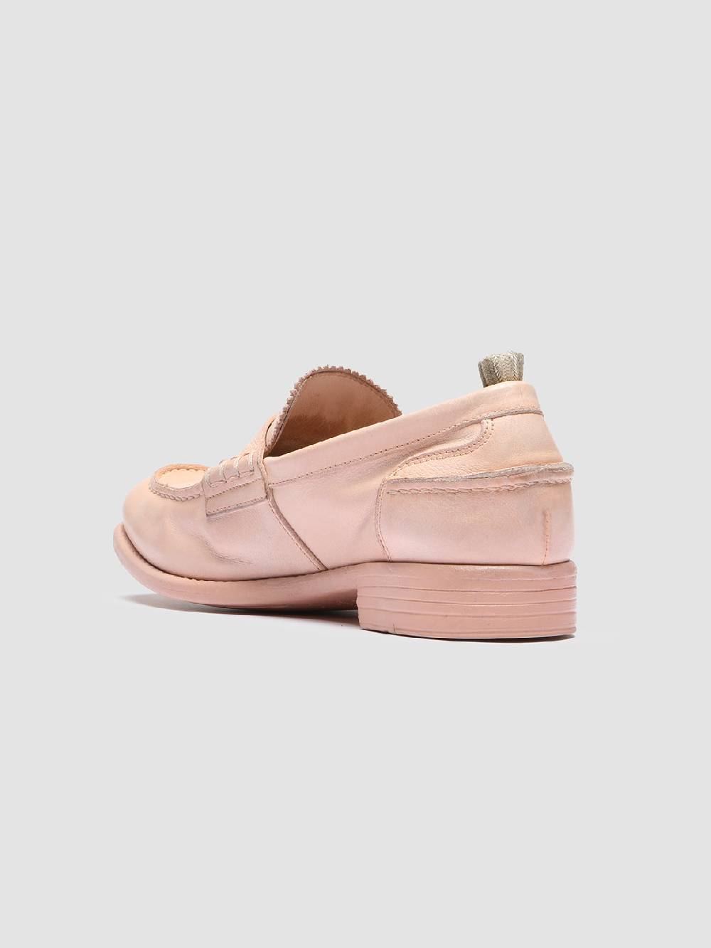 Officine Creative CALIXTE 042 Mocassini Penny Loafer in Pelle Rosa Spedizione gratuita