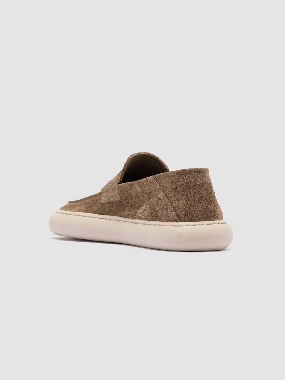 Officine Creative DINGHY 101 Sneakers Basse in Pelle Scamosciata Tortora Sconto di tempo limitato