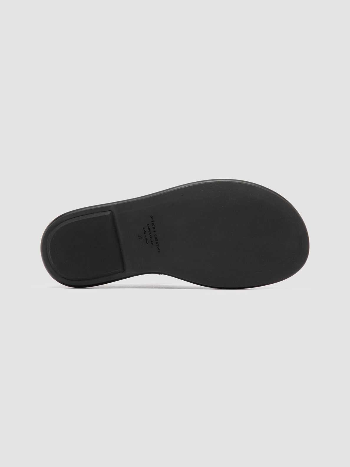 Officine Creative ESTENS 106 Scarpe Basse T-Bar in Pelle Nera Prezzo di fabbrica