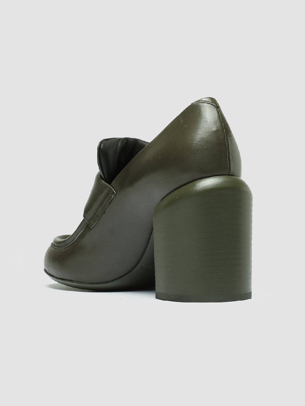 Officine Creative ESTHER 018 Mocassini Penny in Pelle Verde Offerta speciale