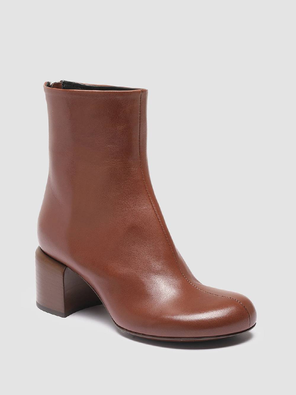 Officine Creative ETHEL 004 Stivaletti in Nappa Marrone Fornitura limitata