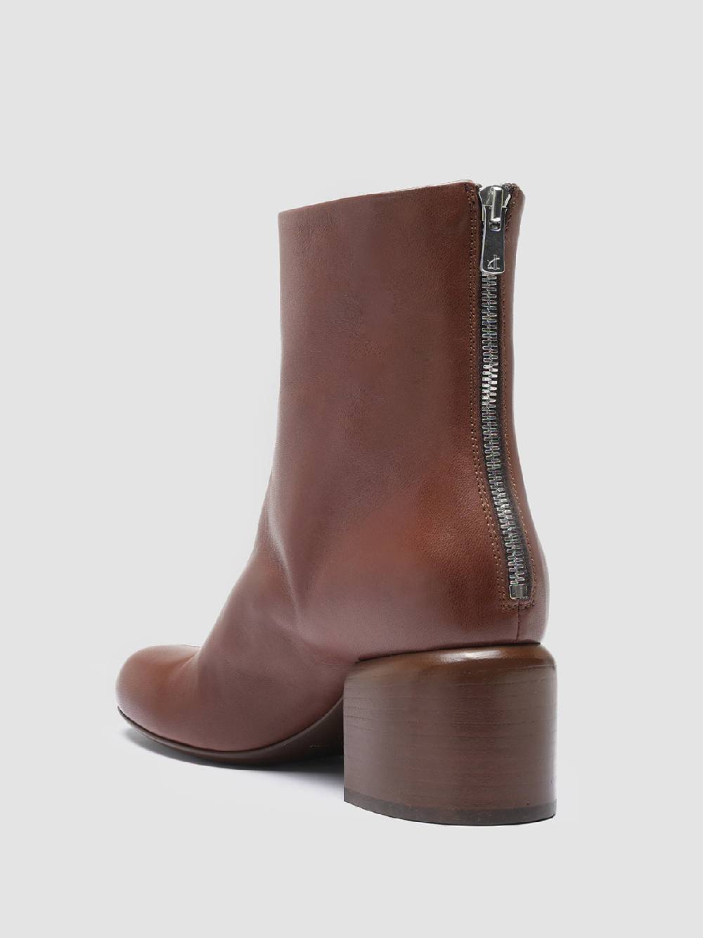 Officine Creative ETHEL 004 Stivaletti in Nappa Marrone Fornitura limitata