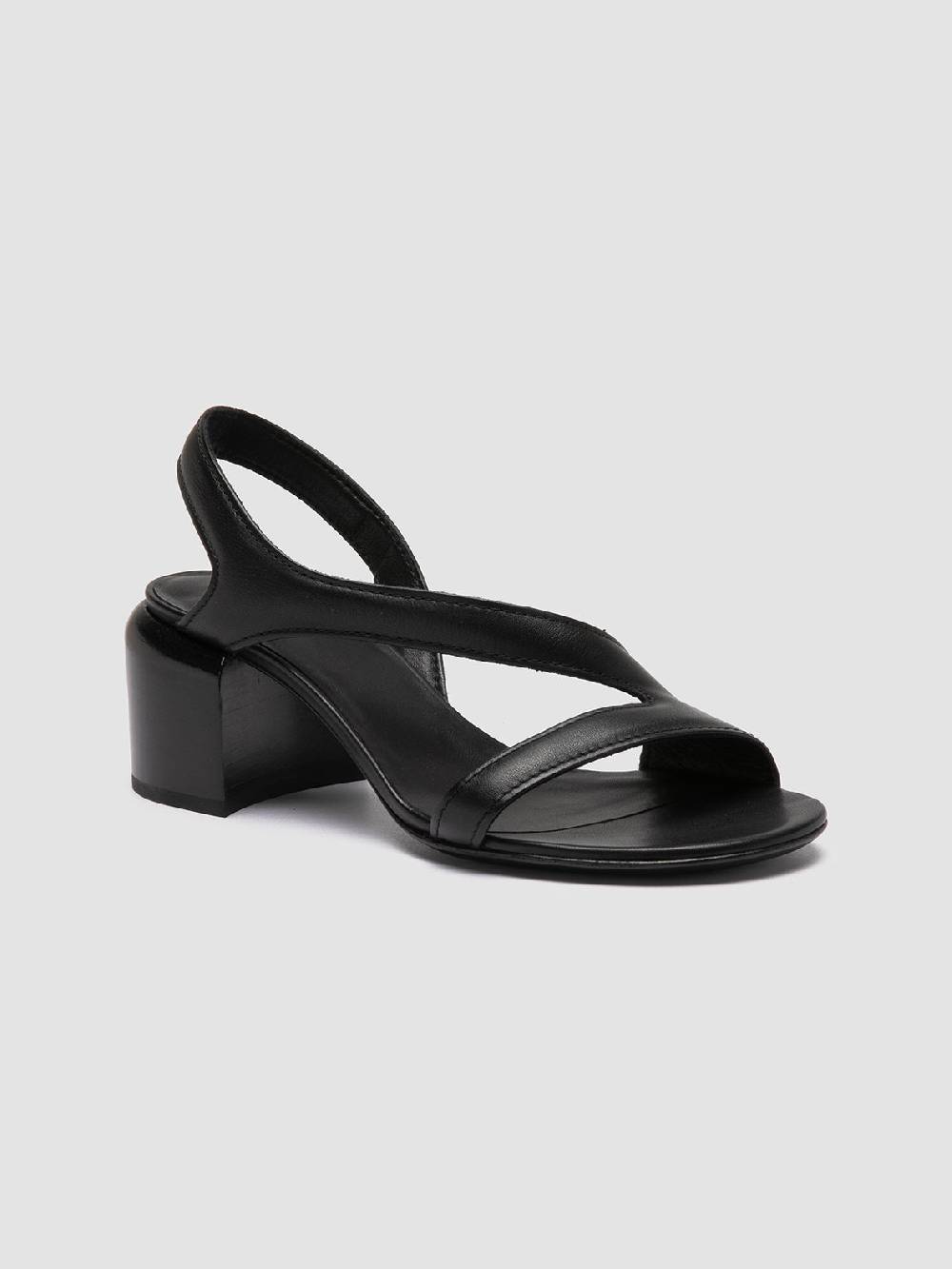 Officine Creative ETHEL 023 Sandali in Pelle Nera Vendite stagionali