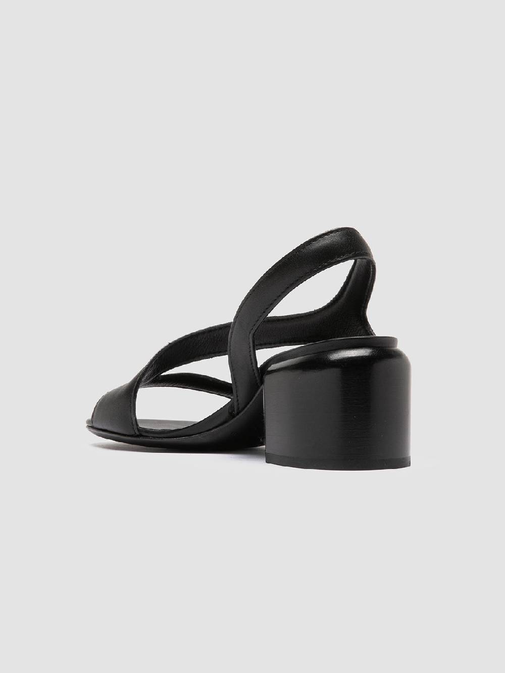 Officine Creative ETHEL 023 Sandali in Pelle Nera Vendite stagionali