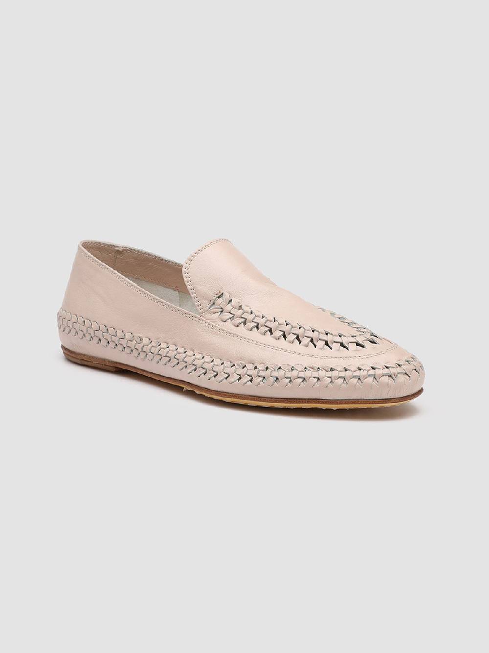 Officine Creative BESSIE 002 Mocassini in Pelle Rosa Offerta Pasqua