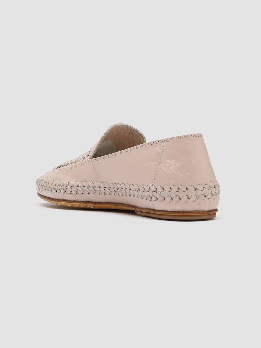 Officine Creative BESSIE 002 Mocassini in Pelle Rosa Offerta Pasqua