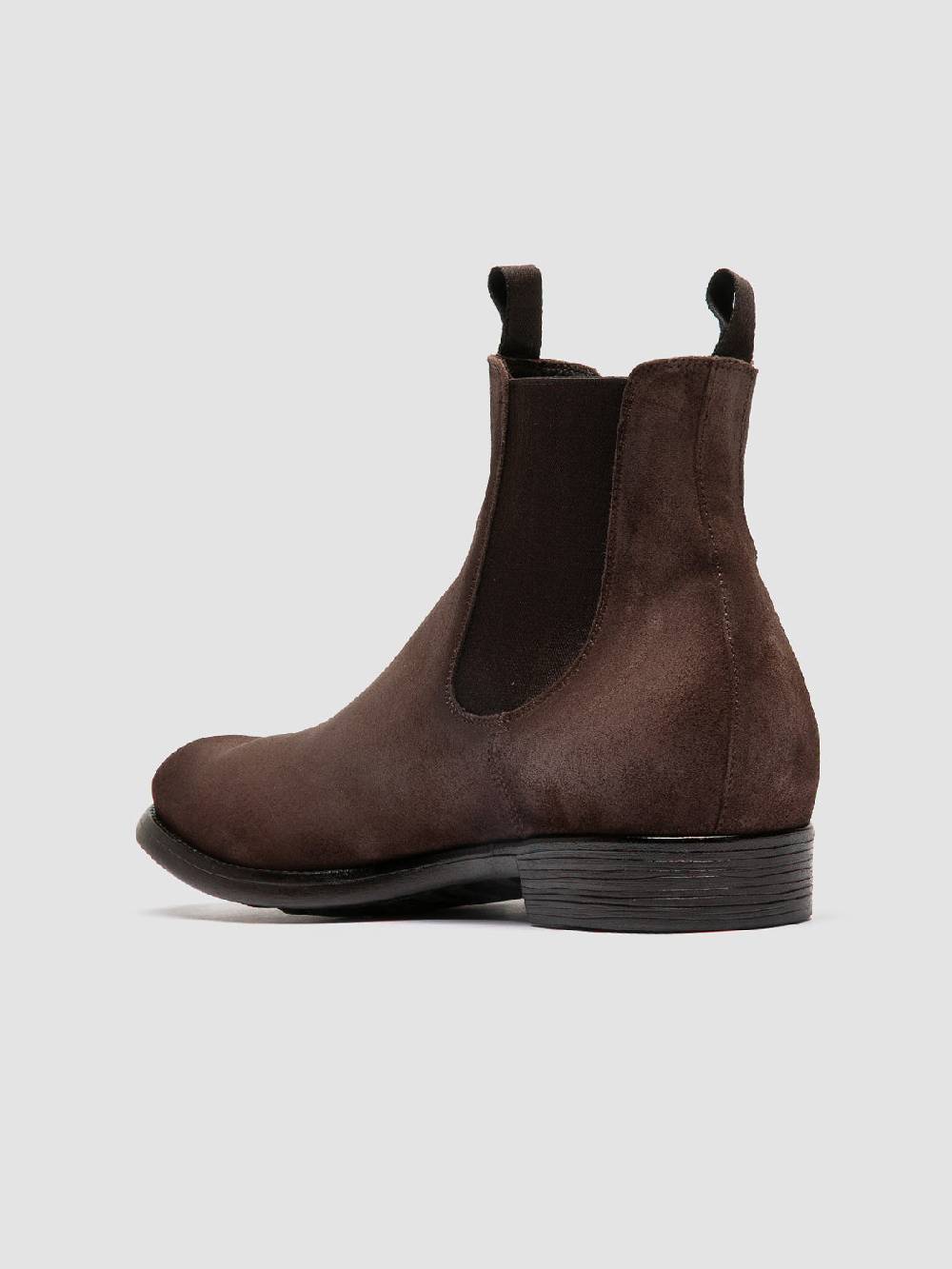 Officine Creative CHRONICLE 002 Stivaletti Chelsea in Camoscio Tortora Offerta San Valentino