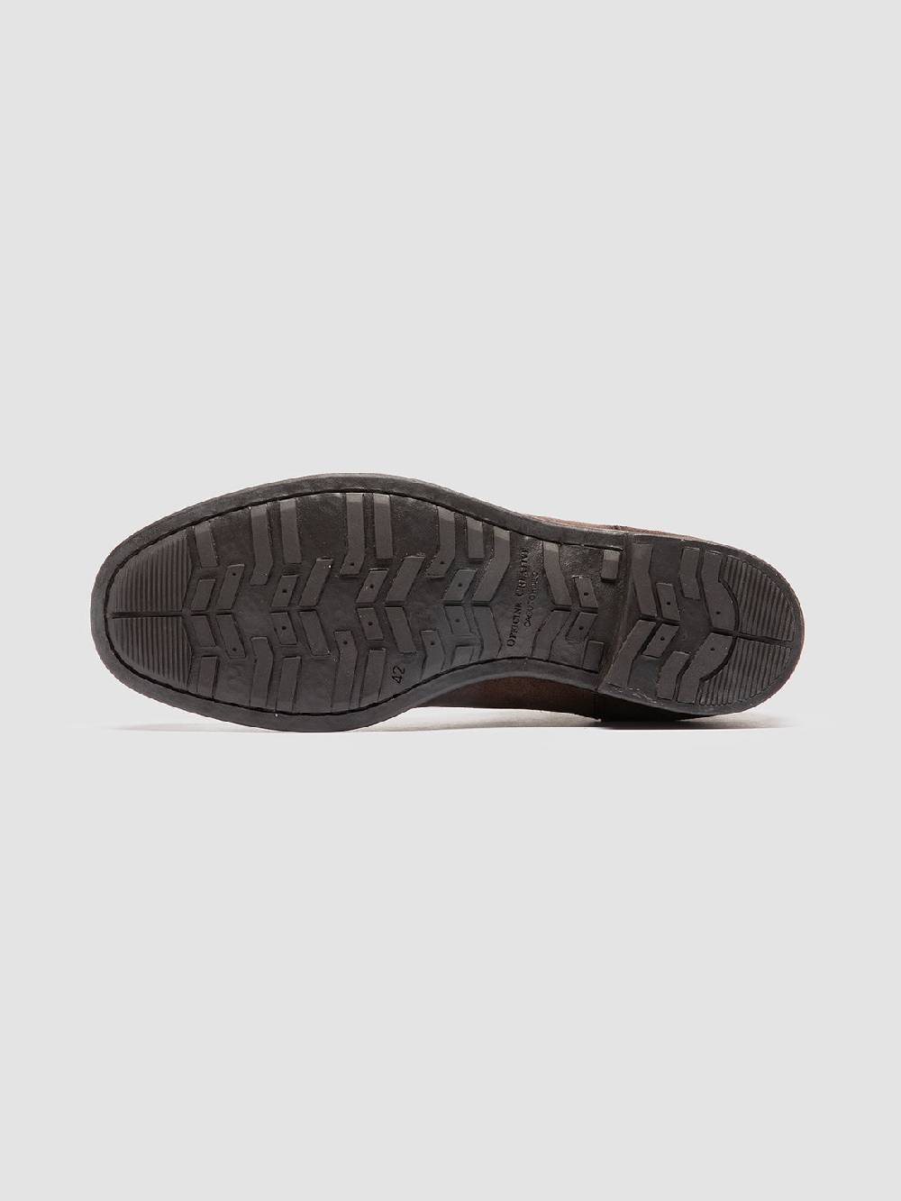 Officine Creative CHRONICLE 002 Stivaletti Chelsea in Camoscio Tortora Offerta San Valentino