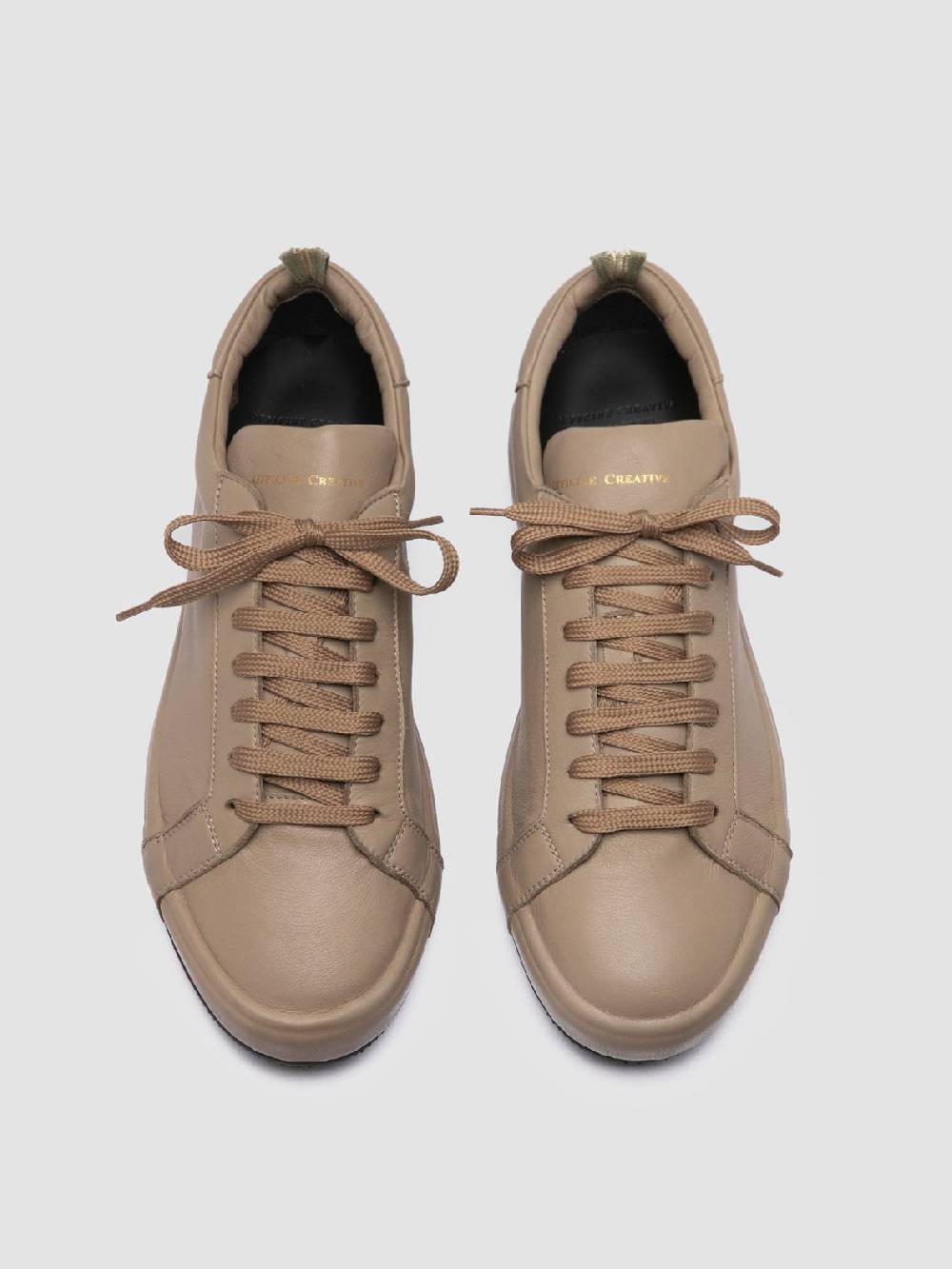 Officine Creative CORE 001 Sneakers in Pelle Marrone Online Outlet