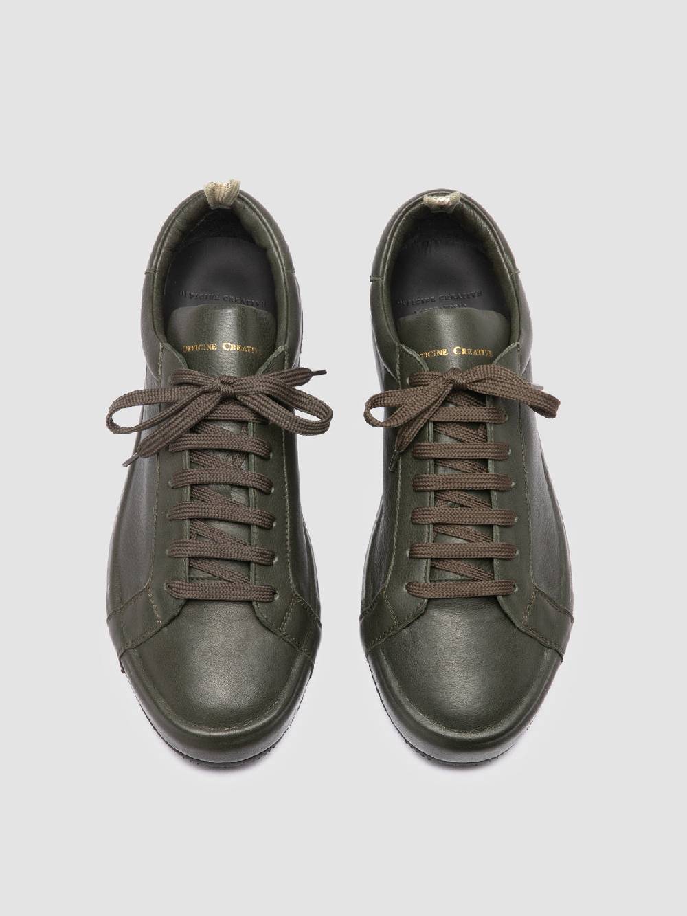Officine Creative CORE 001 Sneakers in Pelle Verde Offerta temporanea