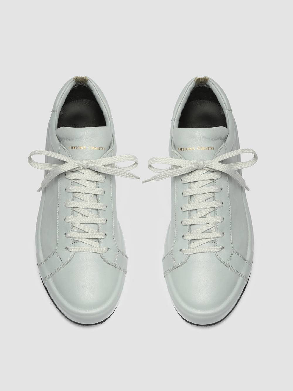 Officine Creative CORE 001 Sneakers in Pelle Grigia Offerte esclusive