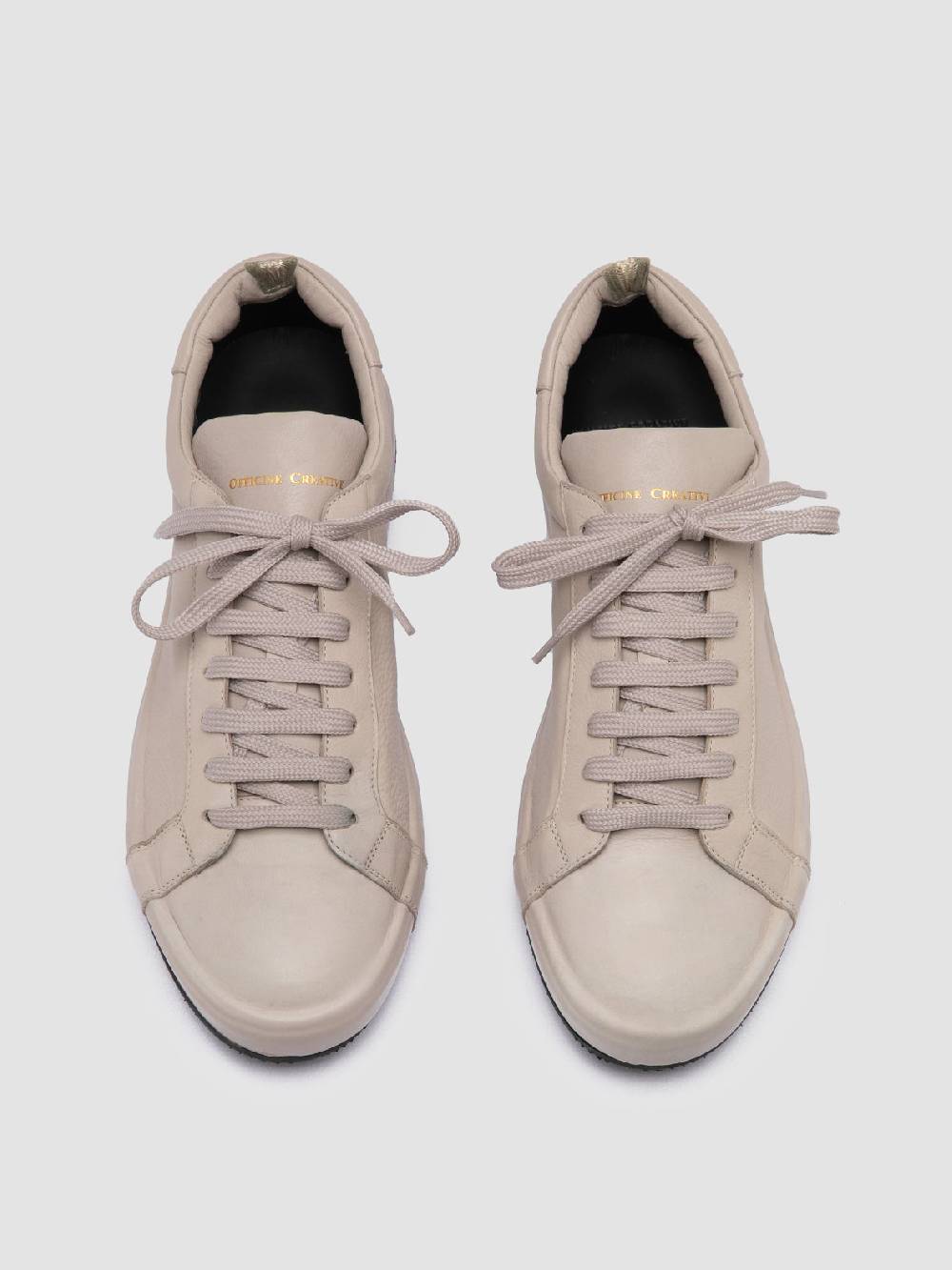 Officine Creative CORE 001 Sneakers in Pelle Grigia Grandi sconti