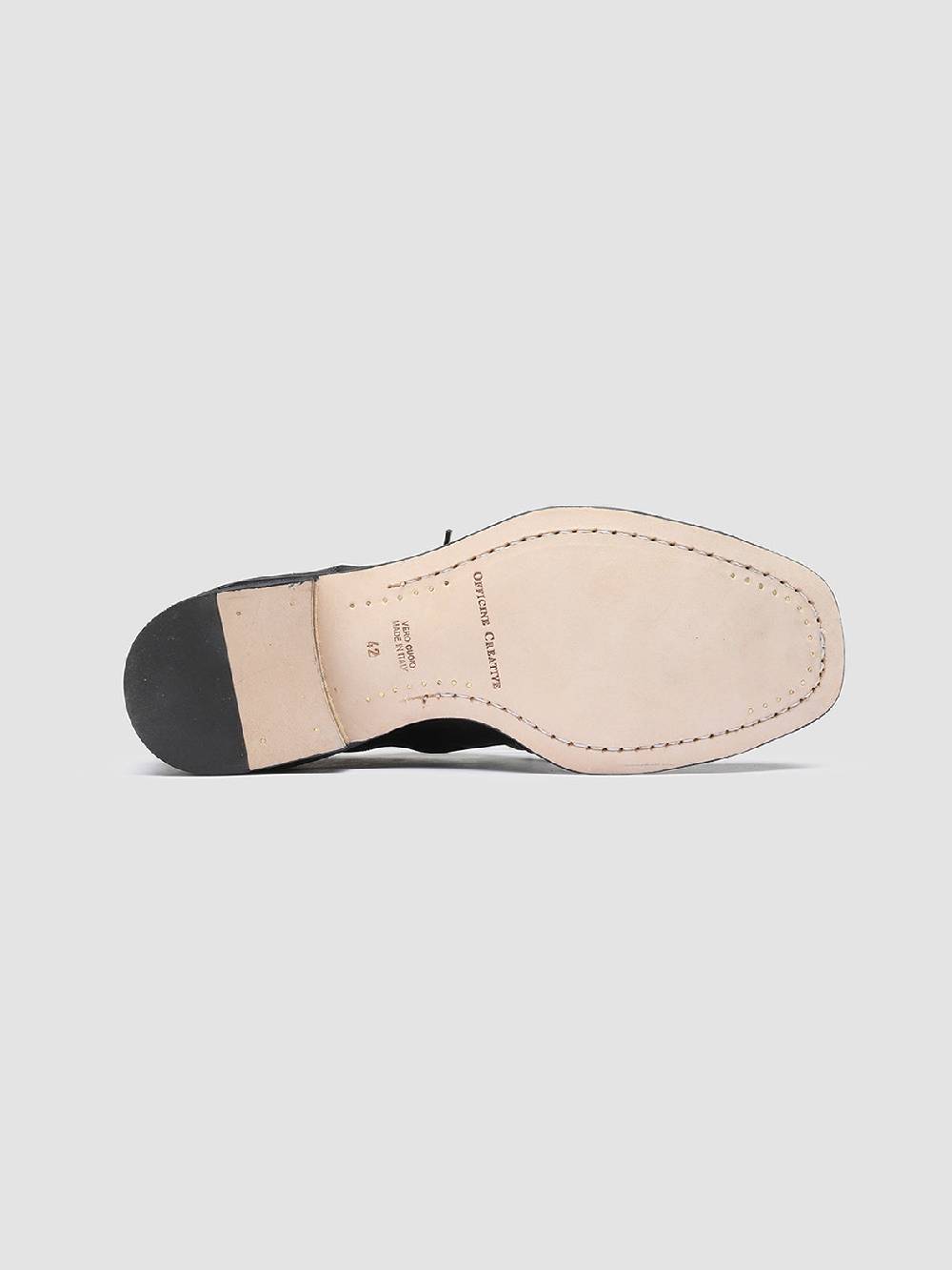 Officine Creative DURGA 002 Stivaletti in Pelle Scamosciata Nera Liquidazione
