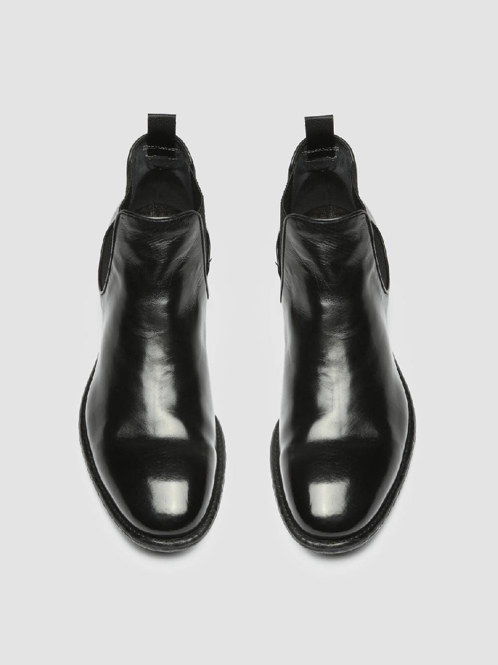 Officine Creative EMORY 012 Stivaletti Chelsea in Pelle Nera Comprane uno, ottenene uno gratis