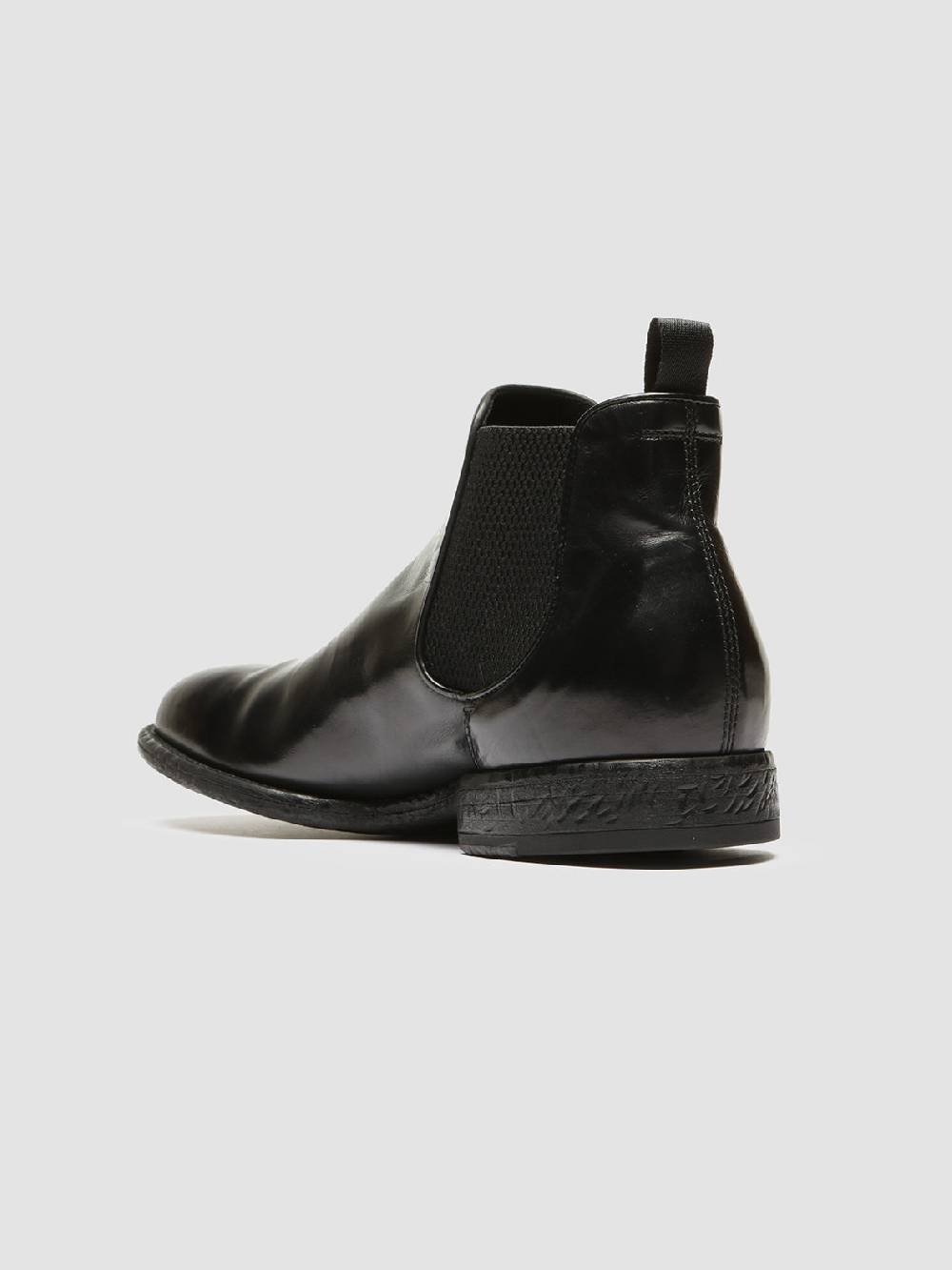 Officine Creative EMORY 012 Stivaletti Chelsea in Pelle Nera Comprane uno, ottenene uno gratis