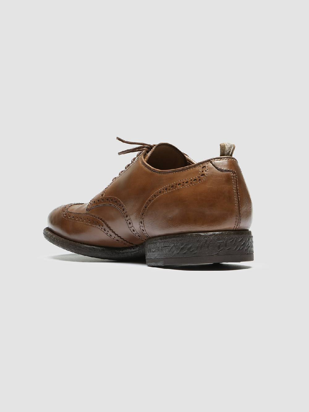Officine Creative EMORY 015 Derby in Pelle Marrone Offerte speciali