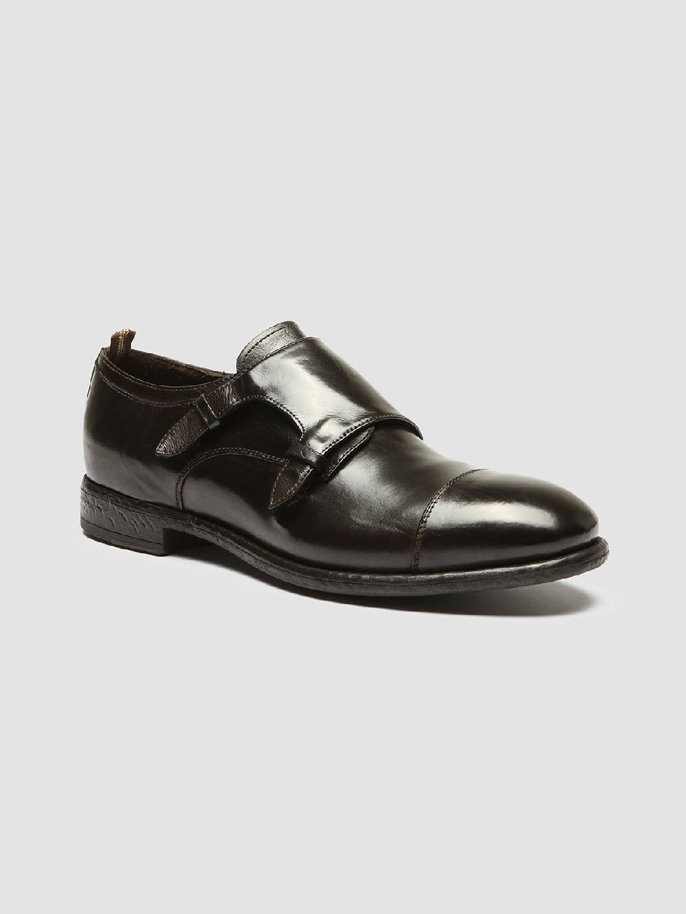 Officine Creative EMORY 017 Derby in Pelle Marrone Enormi risparmi